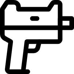 Modern Weapon Gun 1 Icon from Ultimate Regular Set