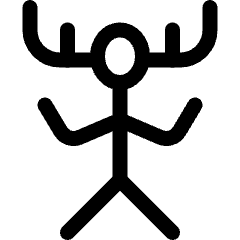 Primitive Symbols Shaman Icon from Ultimate Regular Set