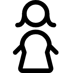 Primitive Symbols Woman Icon from Ultimate Regular Set