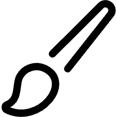 Color Brush 3 Icon from Ultimate Regular Set