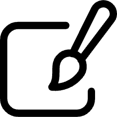 Color Brush Paint 1 Icon from Ultimate Regular Set