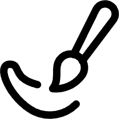 Color Brush Paint Icon from Ultimate Regular Set