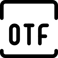 Design Document Otf 1 Icon from Ultimate Regular Set