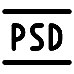 Design Document Psd Icon from Ultimate Regular Set