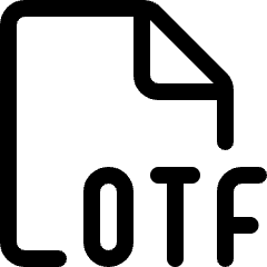 Design File Otf 1 Icon from Ultimate Regular Set