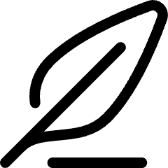 Design Tool Quill 3 Icon from Ultimate Regular Set