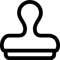 Design Tool Stamp Icon from Ultimate Regular Set