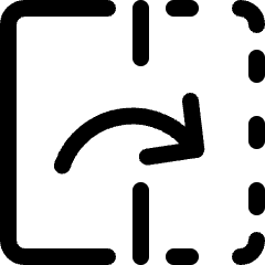 Flip Right Icon from Ultimate Regular Set