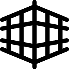 Grid Perspective Icon from Ultimate Regular Set