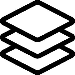 Layers Icon from Ultimate Regular Set