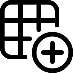 Layers Grid Add Icon from Ultimate Regular Set