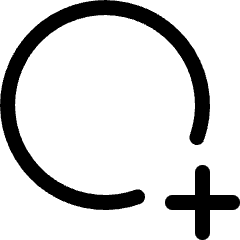 Shape Circle Add Icon from Ultimate Regular Set