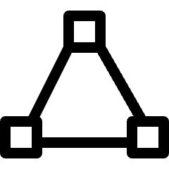Vectors Anchor Triangle Icon from Ultimate Regular Set