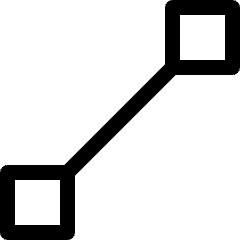 Vectors Line Path Icon from Ultimate Regular Set