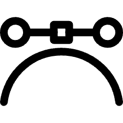 Vectors Path Flat Icon from Ultimate Regular Set