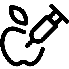 Gmo Food Apple Icon from Ultimate Regular Set