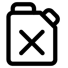 Fossil Energy Gas Can Icon from Ultimate Regular Set