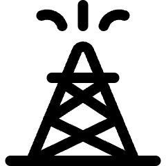 Fossil Energy Plant Icon from Ultimate Regular Set