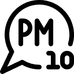 Pollution Pm 10 Icon from Ultimate Regular Set