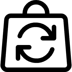 Recycling Bag 1 Icon from Ultimate Regular Set