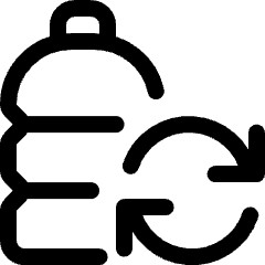 Recycling Bottle Icon from Ultimate Regular Set