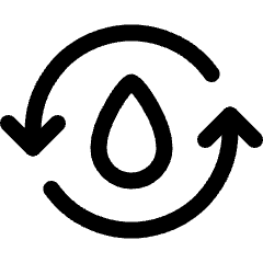 Water Protection Refresh Icon from Ultimate Regular Set