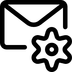Email Action Settings Icon from Ultimate Regular Set