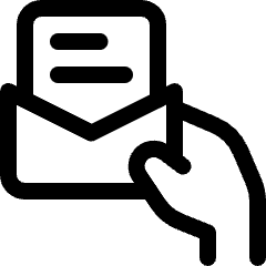 Read Email Hand Icon from Ultimate Regular Set