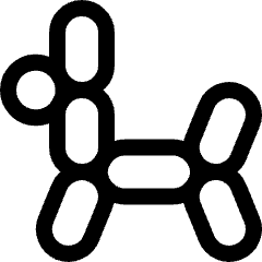 Amusement Park Balloon Icon from Ultimate Regular Set