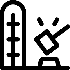 Amusement Park Strength Meter Icon from Ultimate Regular Set