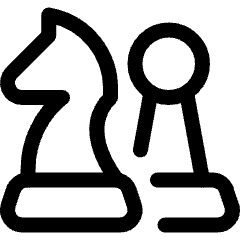 Chess Figures Icon from Ultimate Regular Set