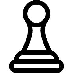 Chess Pawn Icon from Ultimate Regular Set