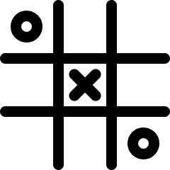 Tic Tac Toe Icon from Ultimate Regular Set