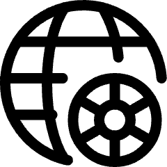 Casino Global Chip Icon from Ultimate Regular Set
