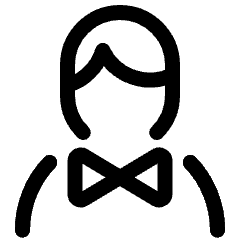 Casino Player Man Icon from Ultimate Regular Set