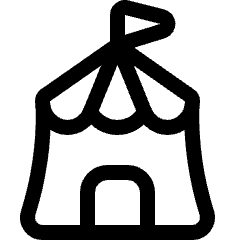 Circus Tent 1 Icon from Ultimate Regular Set