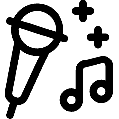 Concert Sing Icon from Ultimate Regular Set