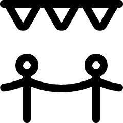 Museum Exhibition Icon from Ultimate Regular Set