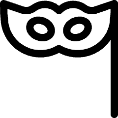 Party Mask Icon from Ultimate Regular Set