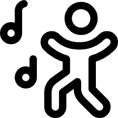Party Music Dance Icon from Ultimate Regular Set