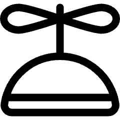 Toys Propeller Hat Icon from Ultimate Regular Set