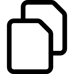 Common File Double 2 Icon from Ultimate Regular Set