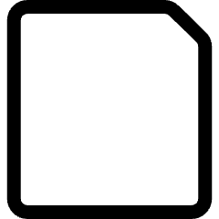 Common File Empty Icon from Ultimate Regular Set