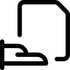 Common File Give Hand 2 Icon from Ultimate Regular Set