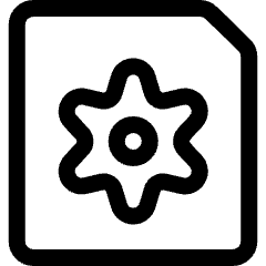 Common File Settings 1 Icon from Ultimate Regular Set