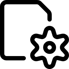 Common File Settings Icon from Ultimate Regular Set