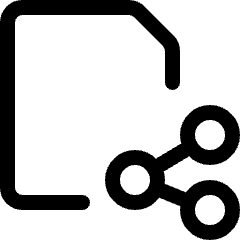 Common File Share Icon from Ultimate Regular Set