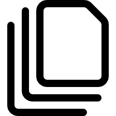 Common File Stack Icon from Ultimate Regular Set