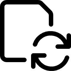 Common File Sync Icon from Ultimate Regular Set