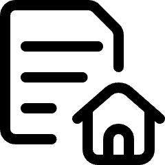 Common File Text Home Icon from Ultimate Regular Set